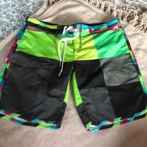 boys hurley swim trunks